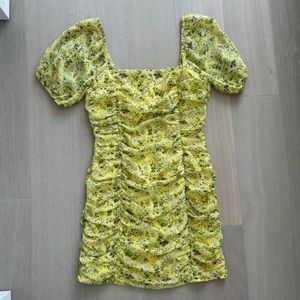 American Threads Floral Mini Dress